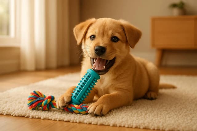 Como Ajudar um Cachorro na Fase de Dentição
