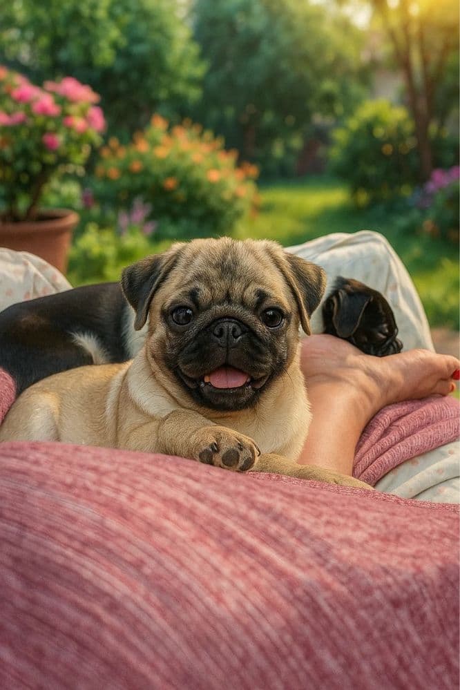 Lindissima PUG creme  menina