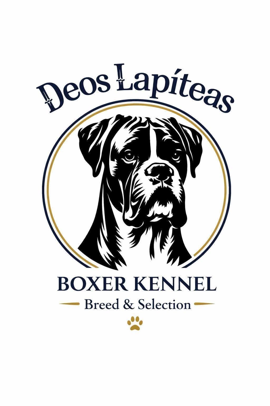Logótipo de De Deos Lapíteas Boxer Kennel