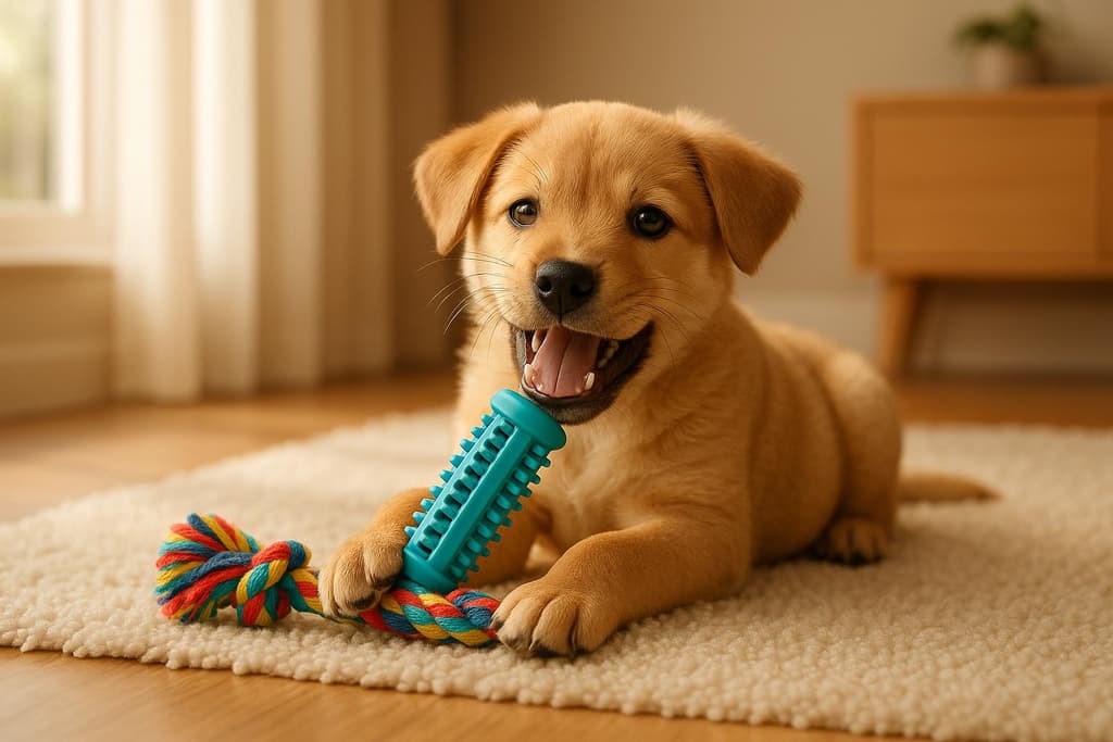 Como Ajudar um Cachorro na Fase de Dentição